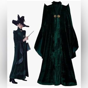 Halloween Witch Costume - Robe and Hat